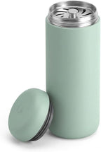 Fellow Carter Move Ceramic Lined Travel Coffee Mug 16 oz - Leak-Proof Lid | No Metallic Taste, Dishwasher Safe, Hot 12Hr Cold 24Hr, Stainless Steel Tumbler, BPA-Free, Fits Cup Holders, Mint Chip