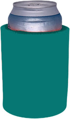 Blank Thick Foam Old School Can Cooler (4 Pack, Turquoise)