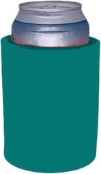 Blank Thick Foam Old School Can Cooler (6 Pack, Turquoise)