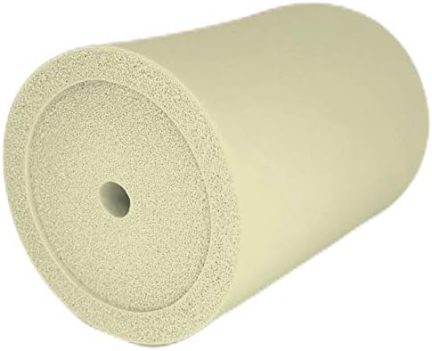 Blank Thick Foam Old School Can Cooler (6 Pack, Natural)