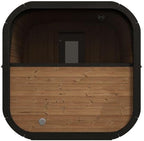 Model CL12GCP, Cube-Series Outdoor Home Sauna Suite Kit, Up to 8 Persons (Sauna Heater and Sauna Stones Included) (HIVE MINI 11 WiFi - Gold)
