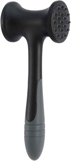 HIC Kitchen Soft-Grip Meat Tenderizer Mallet Marinating Prep Tool, Heat Safe, For Flattening Cutlets And Tenderizing Meat