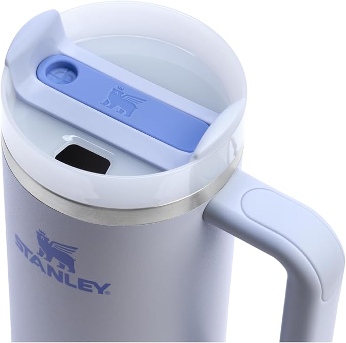 STANLEY Quencher H2.0 Flow State Tumbler, 30 oz, Dew Drop | Handle and Straw | 3-Position Lid | Cup Holder Compatible for Travel | Insulated Stainless Steel Cup | BPA-Free