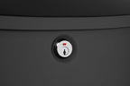 Architectural Mailboxes Princeton™ Locking, Wall-Mounted Mailbox for Outside, Metal Galvanized Steel Medium Mail Box with Lock and Key Drop Box, Black (Pack of 2)