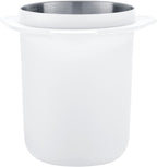 Normcore 53.3mm Portafilter Dosing Cup - 304 Stainless Steel - Non-stick coating White - Fits Breville Sage Solis Barista Express and 54mm Breville Machines