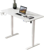 Large 63Inch Electric Standing Desk Height Adjustable, Sit Stand up Desk Home Office Computer Ergonomic Desk Memory Preset with Pencil Tray…
