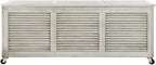 Safavieh PAT7038B Outdoor Collection Elina Grey Wash 47.2" Cushion Deck Box