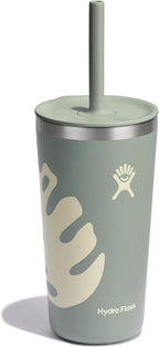 Hydro Flask 20 Oz All Around Tumbler Straw Lid Botanical Bliss Agave