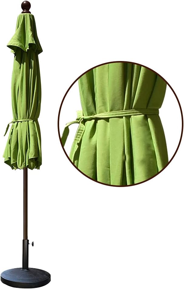 EliteShade USA 10-Year-Non-Fading 9Ft Market Umbrella Patio Umbrella Outdoor Table Umbrella with Ventilation, Macaw Green