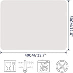Gartful 2 Pack Silicone Crafting Mats, 15.7" x 11.8" Silicone Mat for Crafts, Large Heat Resistant Sheet for Jewelry Casting, Epoxy Resin, Painting, Counter Table Protector, Placemat, Nonslip, Beige