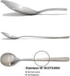 [5 Sets] [Made in Korea] Korean Sticky Rice Spoon Chopsticks Set Gold Titanium Plating 304 Stainless Steel Tableware Cutlery Set Mukbang Chopsticks (Four-leaf Clover, 5 Sets)
