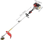 Gas Weed Eater 52cc 2-Stroke 7 in 1 String Trimmer/Edger, Multi-Functional Petrol Hedge Trimmer Chainsaw Brush Cutter Weed Wacker Weed Eater Gas Powered for Weed Grass and Bush Shipping from US