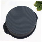 Ciieeo 1 Set Double Color Silicone Baking Round Toast Pan Non Stick Flexible Dishwasher Safe for Cake Bread Baking Black Color Easy to Clean Reusable