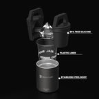 GLAZER mini, Clear Diamond Ice Cube Molds for Whiskey