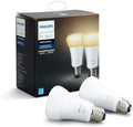 Philips Hue 2-Pack White Ambiance 60W Equivalent Dimmable LED Smart Bulb (Works with Alexa Apple Homekit and Google Assistant), 2 Bulbs (453092)