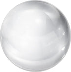 uxcell 30mm/1.2" Crystal Sphere Ball Glass Solid Decorative Sphere Crystal Ball Prop Ornament for Feng Shui Divination Fortune Telling Tabletop Fountain Decoration, Clear