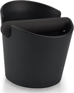 HOMEE Coffee Knock Box 4.8 Inch Barista Style Knock Box With Removable Bar | Round Shock-Absorbent Durable With Removable Knock Bar and Non-Slip Base Gift