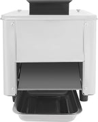 Meat Cutter Machine, 850W Electric Meat Slicer Shredded Cutting Machine, 5mm Commercial Stainless Steel Blade Shredder, 330lbs/h for Boneless Pork Chicken Fish Vegetables (5mm)