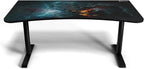 Arozzi Arena Special Edition Ultrawide Curved Gaming and Office Desk with Full Surface Water Resistant Desk Mat Custom Monitor Mount Cable Management Cut Outs - Omega