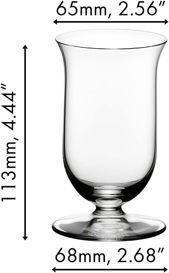 Riedel Vinum Single Malt Whisky Glasses, Dishwasher Safe, Set of 2 6416/80