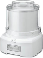 Cuisinart Ice Cream Maker, 1.5 Quart Double Insulated, Sorbet and Frozen Yogurt Maker, Ready in 20 Minutes, ICE-21P1, White