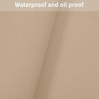 Leather Table Cover,1.8mm Thick,36x72 Inch Table Protector,Table Protector for Dining Room Table,Dining Room Table Protector Pad.(Light Brown+Gray,36x72)