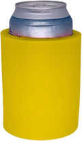 Blank Thick Foam Old School Can Cooler (2 Pack, Yellow)