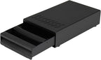 DIBTSA Espresso Knock Box Drawer, Stainless Steel Coffee Grounds Container with Removable Rubber Knock Bar and Non-slip Base, Mini 9.29 x 5.43 x 2.08 inches (Black)