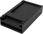DIBTSA Espresso Knock Box Drawer, Stainless Steel Coffee Grounds Container with Removable Rubber Knock Bar and Non-slip Base, Mini 9.29 x 5.43 x 2.08 inches (Black)