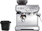 HOMEE Espresso Knock Box 4.8 Inch Shock-Absorbent Durable Barista Style | Square Knock Box With Removable Knock Bar and Non-Slip Base