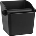 IAOSEN Large Square Knock Box Shock-absorbent Knock Box Espresso with Removable Knock Bar and Non-Slip Base Espresso Accessories for Home/Office (Large Black Knock Box)