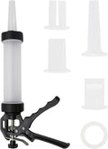 Hoypeyfiy Manual Sausage Stuffer, Homemade Sausage Filling Tool with Stuffing Tubes and Filling Nozzles, Hand Meat Filling Machine Salami Maker for Kitchen BBQ