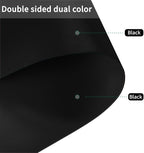 Dresser Topper - 17x84 Inch Waterproof Easy to Clean Can Conceal Flaws Protector The Table Top from Scratches Used for Coffee Table Dresser(Black+Black 17x84)