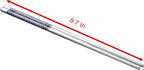 Stainless Steel Chopsticks, 10 Pairs 8.7 Inch Lightweight Knurling Non-Slip Reusable Chinese Chopsticks for Kitchen (10)