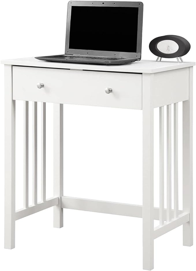 Convenience Concepts Designs2Go Mission Desk with Keyboard Drawer, White