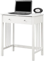 Convenience Concepts Designs2Go Mission Desk with Keyboard Drawer, White