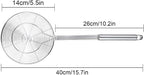 Spider Strainer Skimmer, Swify Stainless Steel Asian Strainer Ladle Frying Spoon with Handle for Kitchen Deep Fryer, Pasta, Spaghetti, Noodle, 5.5 Inch