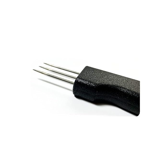 Sausage Pricker Tool - 3 Sharp Stainless Steel Prongs - 5.5 inch - The Sausage Maker