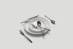 Cambridge Silversmiths Beacon Flatware Set, 18/0 Stainless Steel, Dishwasher Safe, Flatware Collection, Black Satin, 20-Piece, Service for 4
