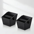 2 Pack Espresso Knock Box, 4.6 Inch Coffee Grounds Bin, Non-Slip Base | 2 Pack Espresso Knock Box for Easy Coffee Grounds Cleanup at Home, Office, or Coffee Bar