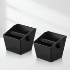 2 Pack Espresso Knock Box, 4.6 Inch Coffee Grounds Bin, Non-Slip Base | 2 Pack Espresso Knock Box for Easy Coffee Grounds Cleanup at Home, Office, or Coffee Bar
