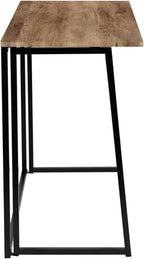 Flash Furniture Walker Small Rustic Natural Home Office Folding Computer Desk - 36"