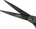 LIVINGO 8" Titanium Non Stick Scissors 2 Pack Paper Cutting Shears | Sharp Stainless Steel Blade, Smooth Comfort Grip, Tape Paper Cardboard Cutting, Office School Supplies, Green Yellow
