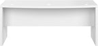 Bush Business Furniture Echo Bow Front Desk, 72W, Pure White