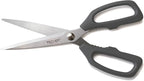 TECHEF Kitchen Shears, All Purpose Scissors, Dishwasher Safe, Heavy Duty Meat Scissors Poultry Shears, Stainless Steel, Made in Korea (Dark Gray)