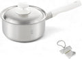J-kitchens Dining Products Single Handle Pot, 2-Layer Steel, 7.1 inches (18 cm), Rust Resistant, Non-Stick Gas, Induction Compatible, Made in Japan, With Original Tag