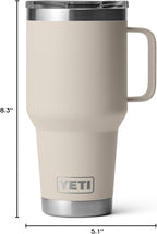 YETI Rambler 30 oz Travel Mug, Stainless Steel, Vacuum Insulated with Stronghold Lid