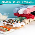 Sushi Making Kit For Beginners - 22 Piece DIY Sushi Roller Kit with Bamboo Sushi Rolling Mat, Sushi Bazooka, Chef's Knife, Chopsticks, Holder - Best Starter Sushi Kit (Pink)