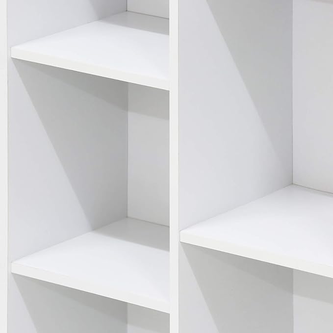Furinno Luder Bookcase / Book / Storage , 5-Cube, White