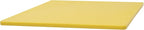 Winco 15" x 20" Yellow Heavy-Duty Plastic Cutting Board (Set of 6) | Dishwasher safe, Stain resistant, Minimizes dulling, HACCP approved, Great for Charcuterie, Appetizers and Buffet Displays